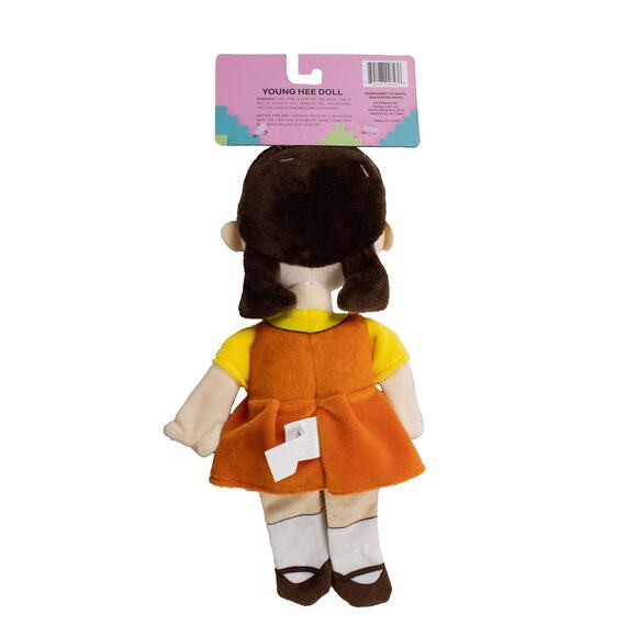 Squid Game‎ Young Hee Plush Dog Toy Squeaky Thrash Plush Toss Shake Dog Toy - Picture 2 of 2